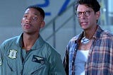 Will Smith and Jeff Goldblum standing next to each other