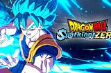 The game’s announcement screen featuring Goku in Super Saiyan Blue.