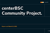 Information about $cBSC. Center of #Binance Smart Chain Community.