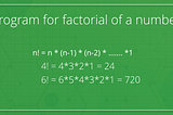 Factorial number in c programming…