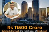 Story of real estate Tycoon Mr.Subhash Runwal from Mumbai, India.