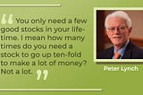 A legend’s words to the layman investor