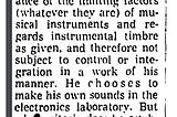 Avant-Garde & Karlheinz Stockhausen