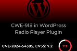 CVE-2024–54385 | WordPress Plugin