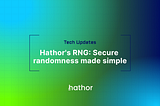 Hathor’s RNG: Secure randomness made simple
