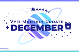 December Monthly Update