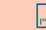 Illustration of first class stamp