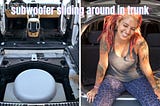 Subwoofer Sliding in Trunk: Secure Your Bass Now!