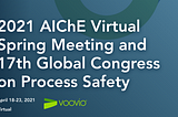 Virtual Event: Voovio at AIChE Virtual Spring Meeting 2021