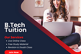 Online B.Tech Back Paper Tuition For Manipal University