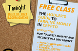 BECOME A CRYPTO AND DEFI MASTER BY JOINING OUR FREE WEBINAR!