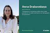 Finding community as a transfer student with Anna Drabovskaya