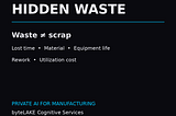 The Batch Wasn’t the Problem. The Waste Had Started Hours Earlier.