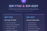 EIP-7702 and EIP-4337: Transforming Ethereum Account Management
