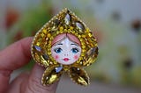Brooch, stylish jewelry, author’s work, OvLGroup, Online Store,