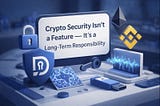Crypto Security Isn’t a Feature — It’s a Long-Term Responsibility