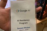 Interviewing for Google AI Residency, A Kaggle Gold Finish, DSNet Launch.
