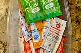 Sauce packets