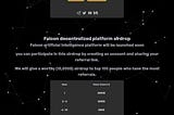 A big airdrop is planned for the top 100 users who have the most referrals🫂
