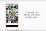 Unlimited google photo storage