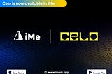Celo Network is now integrated in iMe Wallet!
