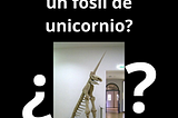 Descubren un “fósil de unicornio”