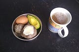 ! A Simple Breakfast: Egg+Avocado + Bun + Cheese Fusion