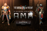 Cryowar SECOND Discord Gaming AMA — Recap