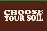 Choose your soil: Writing on fertile ground