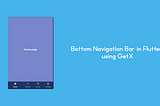 Bottom navigation Bar in Flutter using GetX