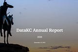 Screenshot of photo header on 2020 DataKC Annual Report