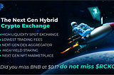 DID YOU MISS BNB AT $0.1, DO NOT MISS RCKC