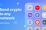 Send crypto to Optimism, Arbitrum, Polygon, Binance Smart Chain, Avalanche, Gnosis Chain, xDAI with Zerion