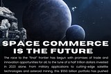 Into the Unknown: The Future of Space Commerce