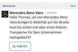 Mercedes Benz on Social Media