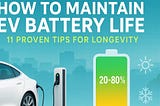 How to Maintain EV Battery Life: 11 Proven Tips for Longevity