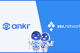 Ankr / SSV Partnership Image