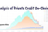 Analysis of Private Credit On-Chain