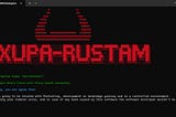 Screenshot of Xupa-Rustam interface