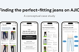 Ending the struggle of finding the perfect jeans with a tailored flow on the AJIO app