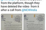 NCW seeks complete BAN on TikTok!!