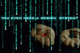 Picture from Matrix with two hands, one holding a red pill the other one a blue pill, symbolizing a fundamental decision.