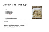 Olive Garden Chicken and Gnocchi Soup (Healthy) Experience