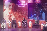 Faiz Ahmad Faiz and the empty chair