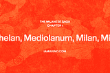 The Milanese Saga: Chapter One; Horned Helmets, Elephants and Legionnaires