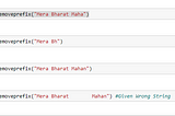 Predefined functions of String Data type[III]