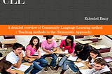 Community Language Learning: An overview.