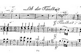 Joseph Haydn, ‘Lob der Faulheit’