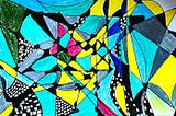 Abstract Artwork by Author (blend of acrylic sketch strokes and plastic crayons) — ©A.H. Mehr