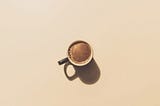 Coffe cup with shadow